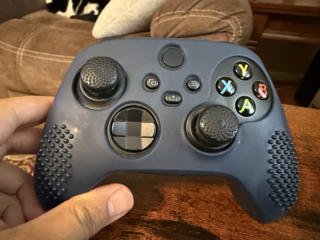 xbox controller with gripper sleeve